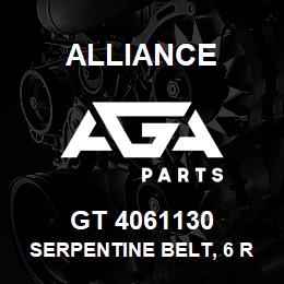 GT 4061130 Alliance SERPENTINE BELT, 6 RIB X 113 | AGA Parts