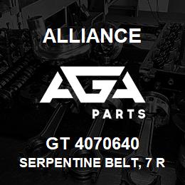 GT 4070640 Alliance SERPENTINE BELT, 7 RIB X 64 | AGA Parts