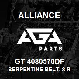 GT 4080570DF Alliance SERPENTINE BELT, 8 RIB X 57-1/2 | AGA Parts