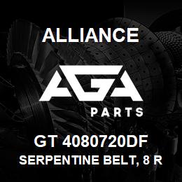GT 4080720DF Alliance SERPENTINE BELT, 8 RIB 1-3/32 X 72-5/8 | AGA Parts