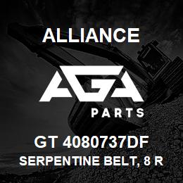 GT 4080737DF Alliance SERPENTINE BELT, 8 RIB, 1-3/32 X 74-3/8 | AGA Parts
