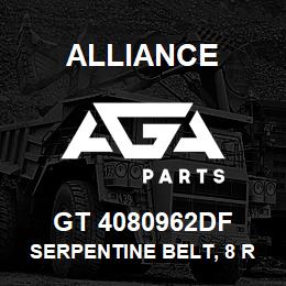 GT 4080962DF Alliance SERPENTINE BELT, 8 RIB, 1-3/32 X 97-1/2 | AGA Parts
