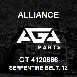 GT 4120866 Alliance SERPENTINE BELT, 12 RIB 1-21/32 X 87-1/4 | AGA Parts