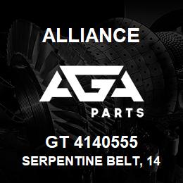 GT 4140555 Alliance SERPENTINE BELT, 14 RIB, 1-15/16 X 56 IN. | AGA Parts