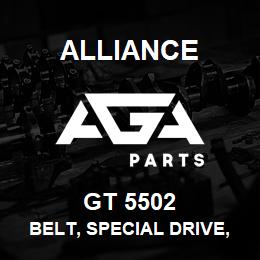 GT 5502 Alliance BELT, SPECIAL DRIVE, 3V 13/16 X 64-3/4 (2 STRANDS) | AGA Parts