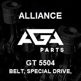 GT 5504 Alliance BELT, SPECIAL DRIVE, 3V 13/16 X 65 IN. (2 STRANDS) | AGA Parts