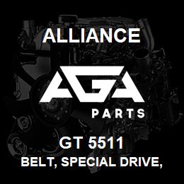 GT 5511 Alliance BELT, SPECIAL DRIVE, 3V 13/16 X 54 IN. (2 STRANDS) | AGA Parts