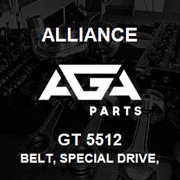GT 5512 Alliance BELT, SPECIAL DRIVE, 3V 13/16 X 67-1/8 (2 STRANDS) | AGA Parts