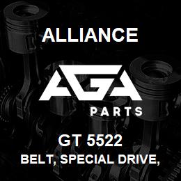 GT 5522 Alliance BELT, SPECIAL DRIVE, 3V 13/16 X 60-1/2 (2 STRANDS) | AGA Parts