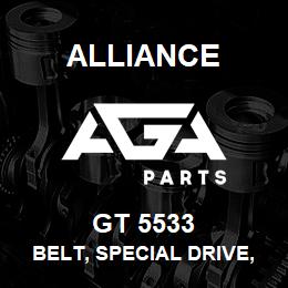 GT 5533 Alliance BELT, SPECIAL DRIVE, B 21/32 X 51-7/8 | AGA Parts