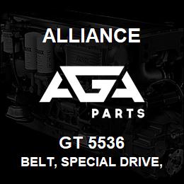 GT 5536 Alliance BELT, SPECIAL DRIVE, A 1/2 X 34-1/8 | AGA Parts