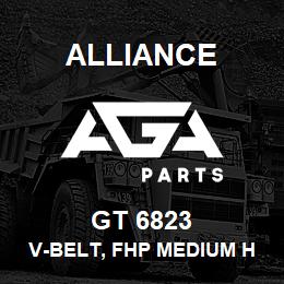 GT 6823 Alliance V-BELT, FHP MEDIUM HORSE-POWER, OUTSIDE CIRCUMFERENCE (IN)-23, SECTION-4L, TOP WIDTH (IN)-0.5 | AGA Parts