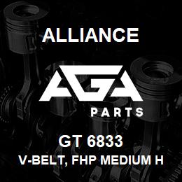 GT 6833 Alliance V-BELT, FHP MEDIUM HORSE-POWER, 4L 1/2 X 33 IN. | AGA Parts