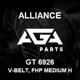 GT 6926 Alliance V-BELT, FHP MEDIUM HORSE-POWER, 5L 21/32 X 26 IN. | AGA Parts