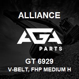 GT 6929 Alliance V-BELT, FHP MEDIUM HORSE-POWER, 5L 21/32 X 29 IN. | AGA Parts