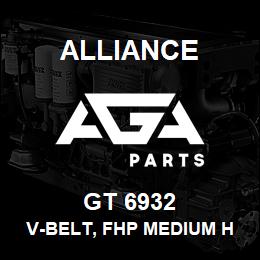 GT 6932 Alliance V-BELT, FHP MEDIUM HORSE-POWER, 5L 21/32 X 32 IN. | AGA Parts