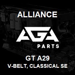 GT A29 Alliance V-BELT, CLASSICAL SECTION WRAPPED, A 1/2 X 31 IN. | AGA Parts