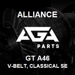 GT A46 Alliance V-BELT, CLASSICAL SECTION WRAPPED, A 1/2 X 48 IN. | AGA Parts