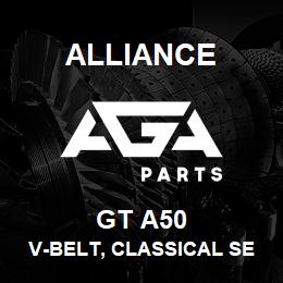GT A50 Alliance V-BELT, CLASSICAL SECTION WRAPPED, A 1/2 X 52 IN. | AGA Parts