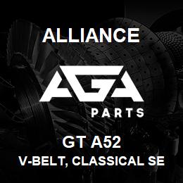GT A52 Alliance V-BELT, CLASSICAL SECTION WRAPPED, A 1/2 X 54 IN. | AGA Parts