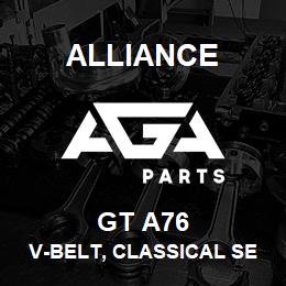 GT A76 Alliance V-BELT, CLASSICAL SECTION WRAPPED, A 1/2 X 78 IN. | AGA Parts