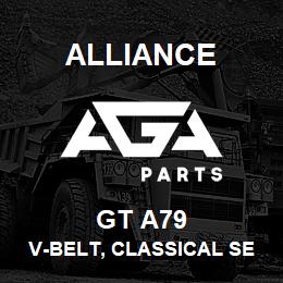 GT A79 Alliance V-BELT, CLASSICAL SECTION WRAPPED, A 1/2 X 81 IN. | AGA Parts
