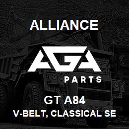 GT A84 Alliance V-BELT, CLASSICAL SECTION WRAPPED, A 1/2 X 86 IN. | AGA Parts