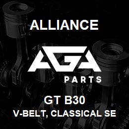 GT B30 Alliance V-BELT, CLASSICAL SECTION WRAPPED, B 21/32 X 33 IN. | AGA Parts