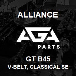 GT B45 Alliance V-BELT, CLASSICAL SECTION WRAPPED, B 21/32 X 48 IN. | AGA Parts