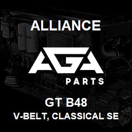 GT B48 Alliance V-BELT, CLASSICAL SECTION WRAPPED, B 21/32 X 51 IN. | AGA Parts