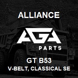 GT B53 Alliance V-BELT, CLASSICAL SECTION WRAPPED, B 21/32 X 56 IN. | AGA Parts