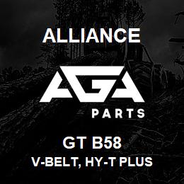 GT B58 Alliance V-BELT, HY-T PLUS | AGA Parts
