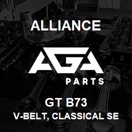 GT B73 Alliance V-BELT, CLASSICAL SECTION WRAPPED, SECTION B, 21/32 X 76 IN. | AGA Parts