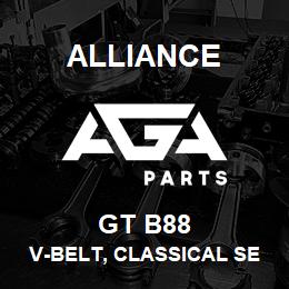 GT B88 Alliance V-BELT, CLASSICAL SECTION WRAPPED, B 21/32 X 91 IN. | AGA Parts