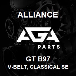GT B97 Alliance V-BELT, CLASSICAL SECTION WRAPPED, B 21/32 X 100 IN. | AGA Parts