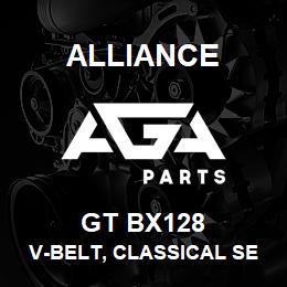 GT BX128 Alliance V-BELT, CLASSICAL SECTION MOLDED NOTCH, BX 21/32 X 131 IN. | AGA Parts