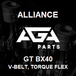 GT BX40 Alliance V-BELT, TORQUE FLEX | AGA Parts