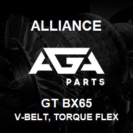 GT BX65 Alliance V-BELT, TORQUE FLEX | AGA Parts