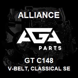 GT C148 Alliance V-BELT, CLASSICAL SECTION WRAPPED, C 7/8 X 152 IN. | AGA Parts