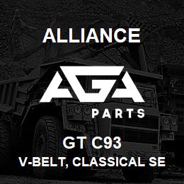GT C93 Alliance V-BELT, CLASSICAL SECTION WRAPPED, C 7/8 X 97 IN. | AGA Parts