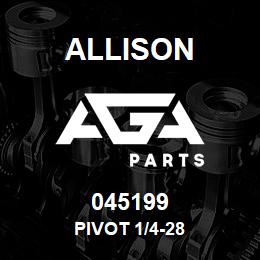 045199 Allison PIVOT 1/4-28 | AGA Parts
