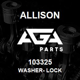 103325 Allison WASHER- LOCK | AGA Parts