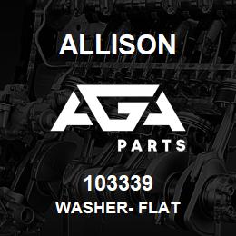 103339 Allison WASHER- FLAT | AGA Parts