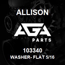 103340 Allison WASHER- FLAT 5/16 | AGA Parts