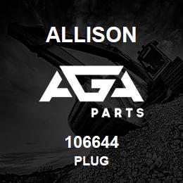 106644 Allison PLUG | AGA Parts