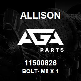11500826 Allison BOLT- M8 X 1 | AGA Parts