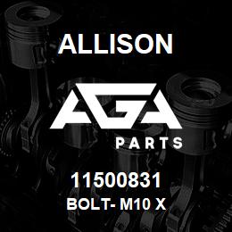 11500831 Allison BOLT- M10 X | AGA Parts