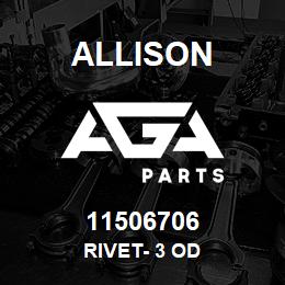 11506706 Allison RIVET- 3 OD | AGA Parts