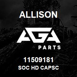 11509181 Allison SOC HD CAPSC | AGA Parts