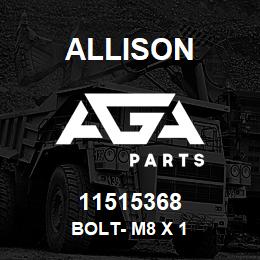 11515368 Allison BOLT- M8 X 1 | AGA Parts